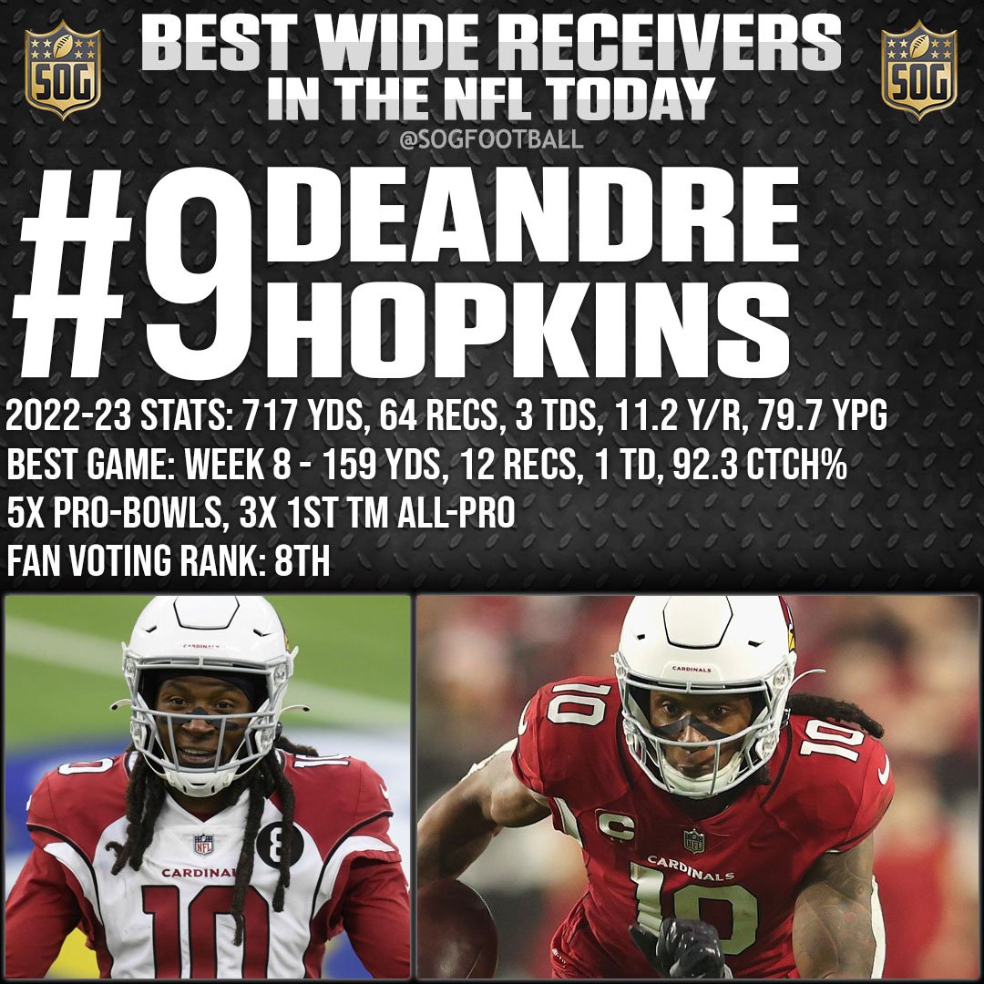 Top 10 Best Wide Receivers in the NFL Today - #9 DeAndre Hopkins