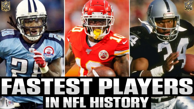 Top 10 Fastest Players in NFL History - SOG Sports