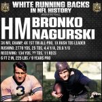 White Defensive Back Top 10 Best White Running Backs Ever in NFL History