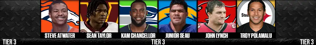 Hardest Hitters in NFL History – Tier 3 with Steve Atwater, Sean Taylor, Kam Chancellor, Junior Seau, John Lynch, Troy Polamalu