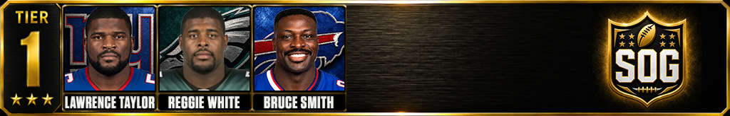 Best edge rushers of all-time Tier 1 graphic