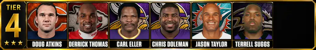 Best edge rushers of all-time Tier 4 graphic