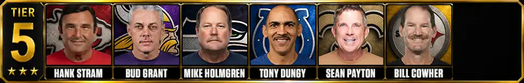 Best head coaches in NFL history Tier 5 graphic