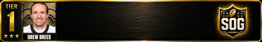 Tier 1 best New Orleans Saints of all-time featuring Drew Brees