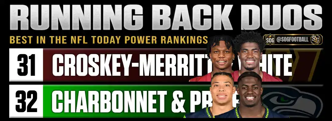 Best running back duos in the NFL today ranked 31 and 32