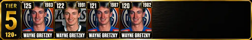 Tier 5 most assists made in a single season featuring Wayne Gretzky