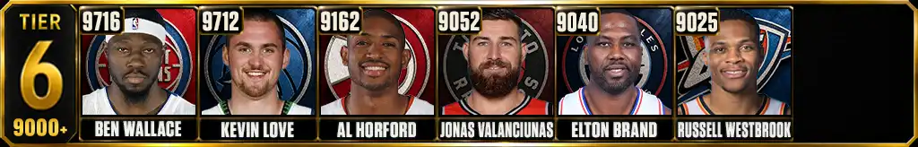 Most Rebounds in the NBA Since 2000 — Tier 6 Most rebounds in the NBA since 2000 Tier 6 graphic