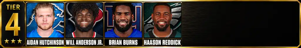 Best edge rushers in the NFL since 2020 Tier 4 graphic