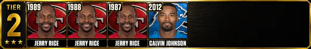Best wide receiver seasons in NFL history Tier 2 graphic