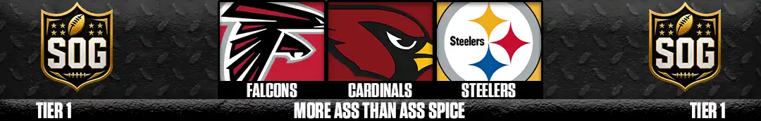 Tier 1 worst NFL Week 2 performances featuring the Atlanta Falcons, Arizona Cardinals and Pittsburgh Steelers